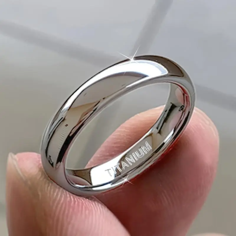 Titanium Steel Stainless Steel Couple Ring Jewelry Fashionable Easy And Stylish Men's And Women's Gift 1pc of