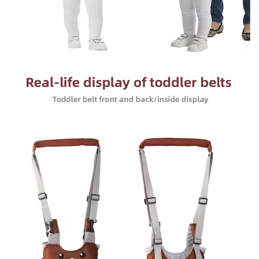 2026 New Adjustable Baby Walking Harness, Handheld Safety Support Strap for Toddlers & Infants