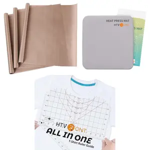for Heat Press Bundle, Tshirt Ruler, Heat Press Mat and Teflon Sheets