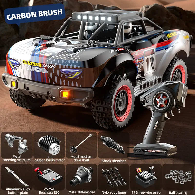 2.4GHz High-Speed Remote Control Off-Road Truck, 80m Range, Multi-Terrain, 40min Battery Life, Independent Shock Absorption, Kids' Birthday Gift