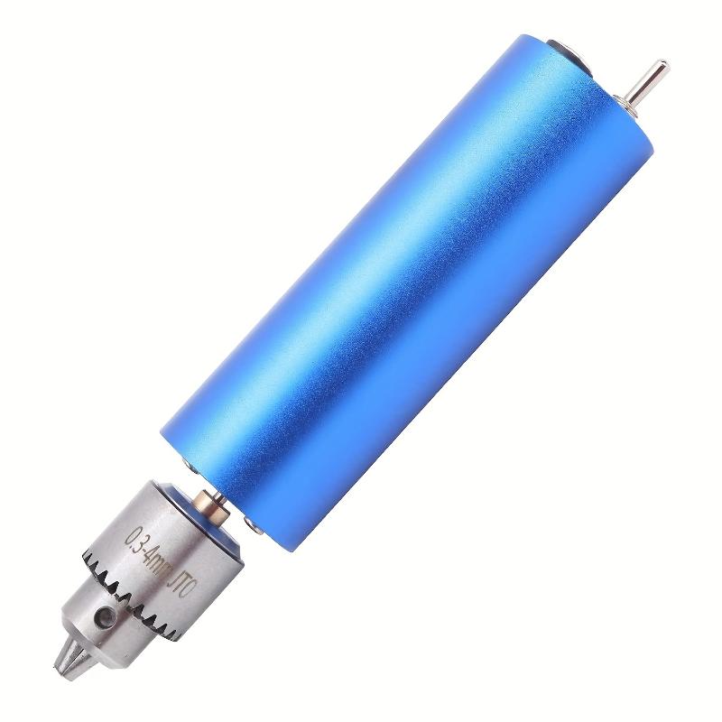 Compact & Lightweight Electric Hand Drill - Adjustable Micro Precision, Portable Woodworking Grinder with 0.3-4mm Bit Capacity, AC100-240V, Aluminum Alloy Body, US Plug
