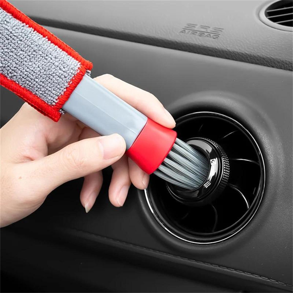 Car Air Vent Cleaning Brush, Double-Headed Multifunctional Car Interior Cleaning Brush, Auto Detailing Cleaner, Car Cleaning Tool, Car Detailing Supplies, Car Detailing Products, Car Detailing Brushes #GLOBAL PICKS