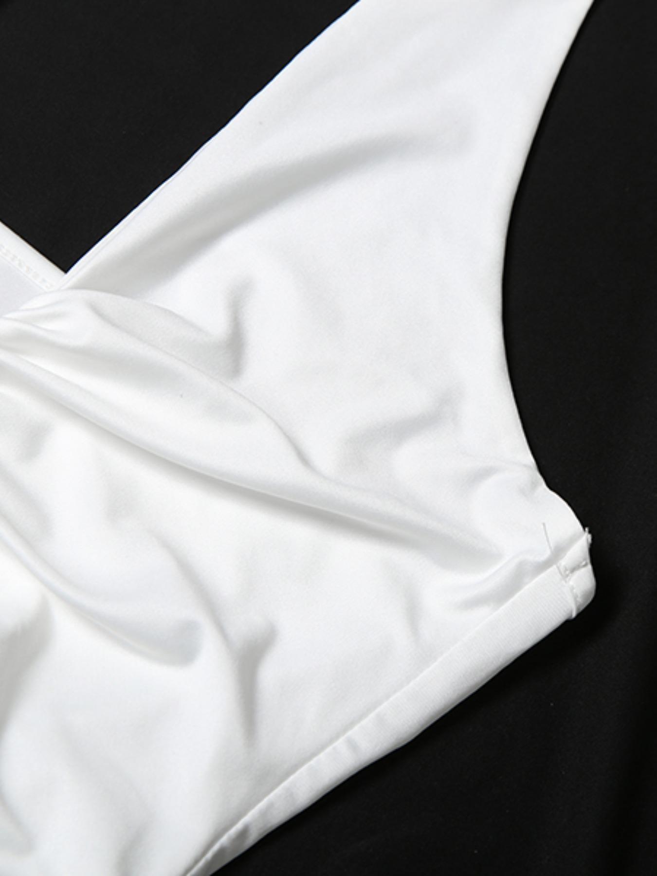 Women's Solid Color Halter Neck  Dress, Elegant Sleeveless Dress for Party Club Dating Wear, Ladies Summer Clothes, Womenswear