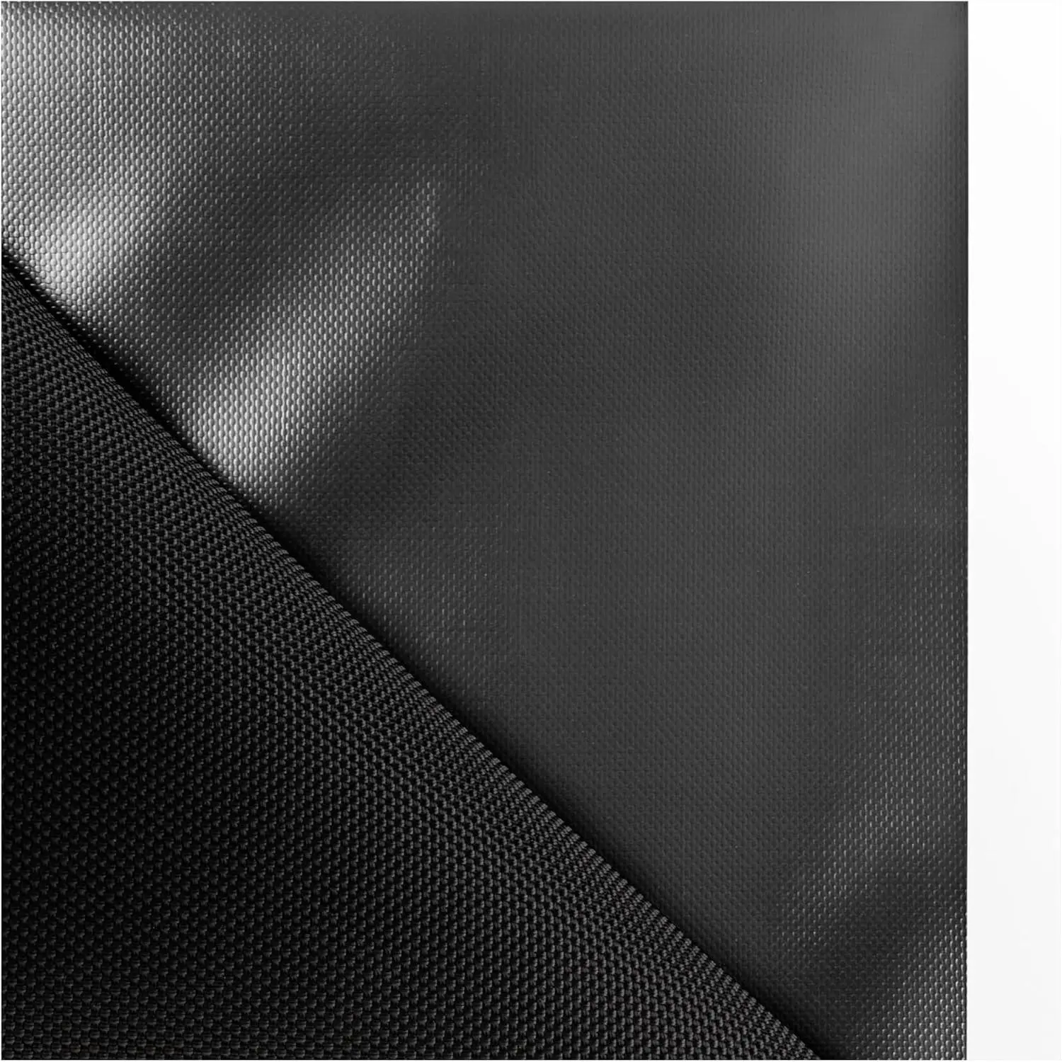 1680 Denier PVC Backed Ballistic Nylon ~ Industrial Grade PVC Coating Application ~ Abrasion Resistant ~ Water Proof ~ 59" Width by 36" ~ 1 Yard ~ Black