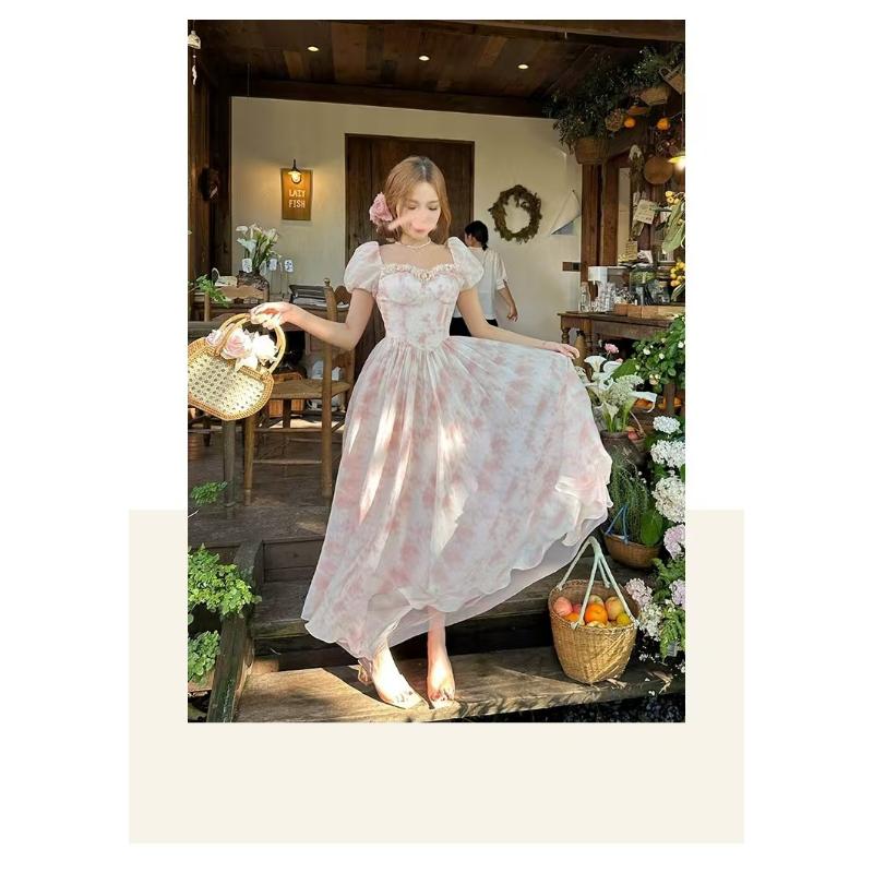french fairy dress Champagne Strapless Maxi Dress – Wedding Guest Dress main image 0