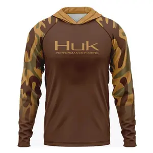 Summer new men's outdoor hooded fishing suit, lightweight sun protection long sleeved lure fishing suit casual jacket