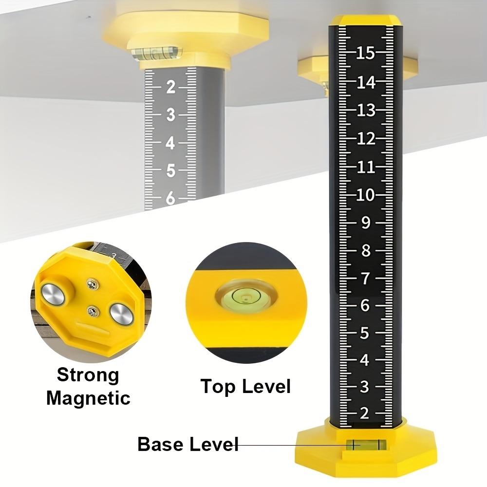 Heavy-Duty Leveling Tool with Laser Line, Ideal for Tile Installation Ceiling Floor Wall Professional Contractor DIY Projects