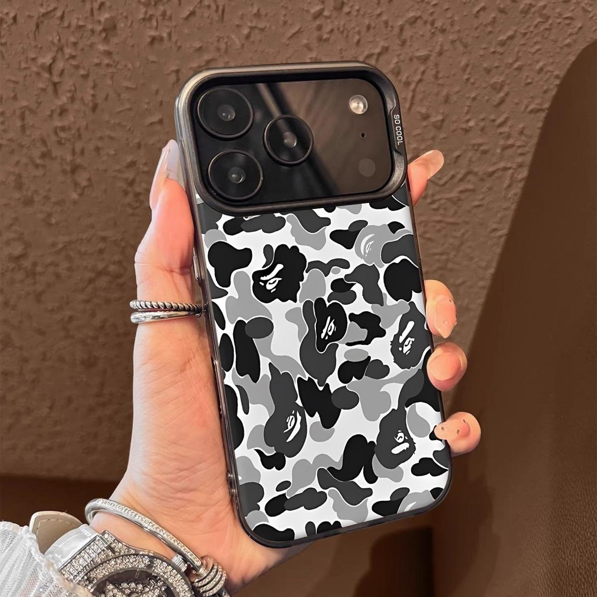 YR-10 pattern Phone Case, IMD Material Black, Suitable for iPhone 17 Pro Max 17Air, 16,11, 12, 13 Pro Max, 14 Pro Max, and 15, Design Black Friday LB Protectors
