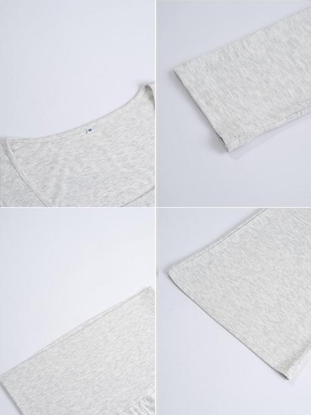 Women's Solid Color Square Neck Crop Tee & Flare Leg Pants Set, Casual Fashion Cozy Two Piece Outfits for Daily Outdoor Wear, Airport Outfit