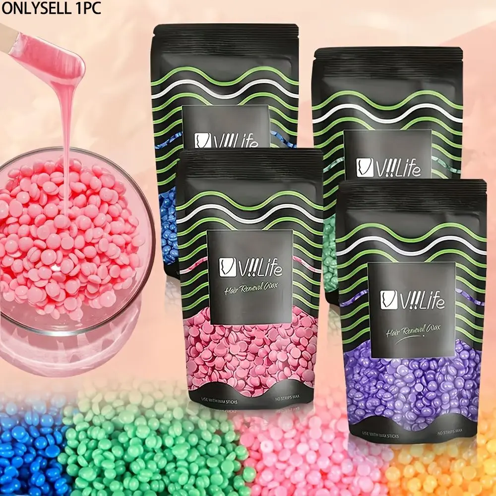 Hair Removal Wax, Hard Wax Beads, Professional Painless Hair Removal Wax, Safe and Effective Hair Removal Cream for Women and Men, Body Hair Remover, Hair Removal Product, Hair Removal Solution