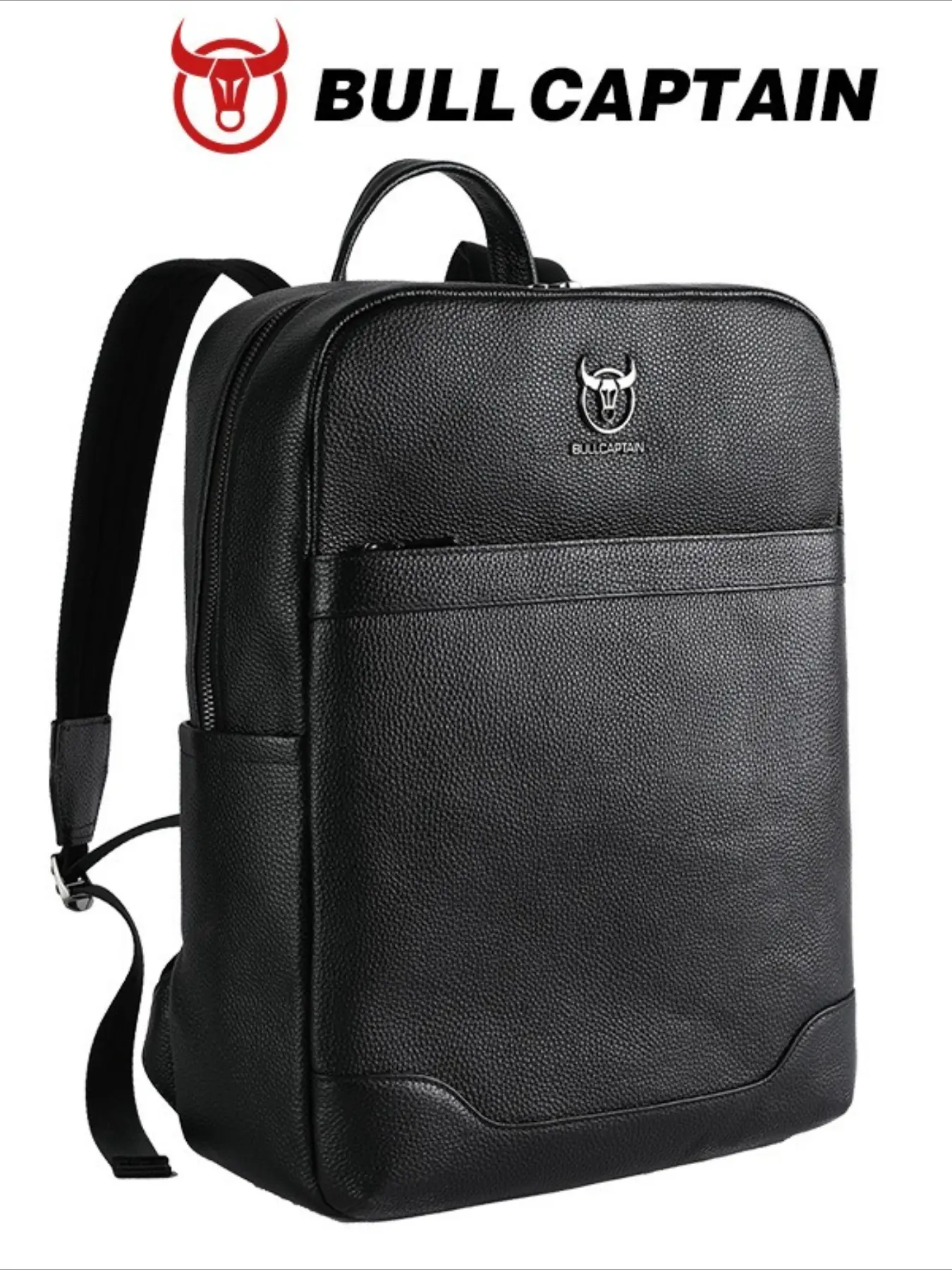 First layer cowhide backpack business men travel leather backpack large capacity business computer bag Leather laptop backpack