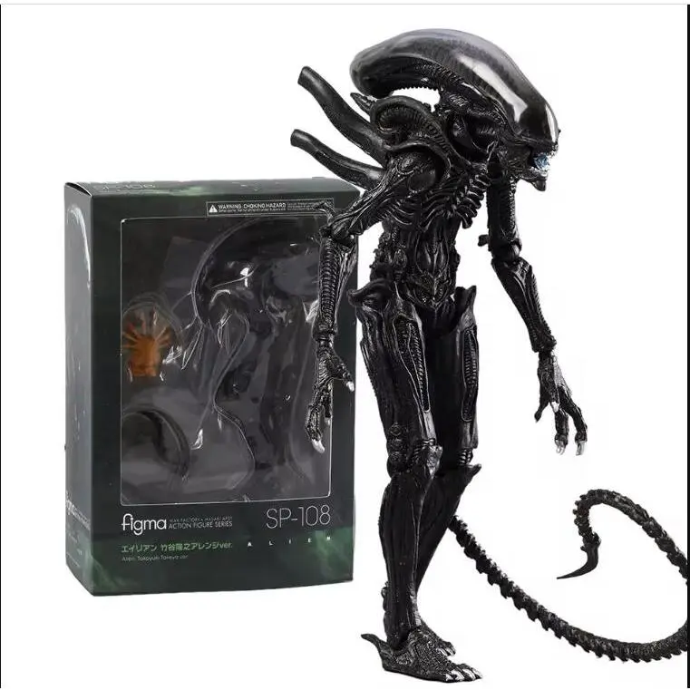 In Box Figma SP-108 Alien Movable Assemble Action Figure PVC Model Figurine Toy 16cm