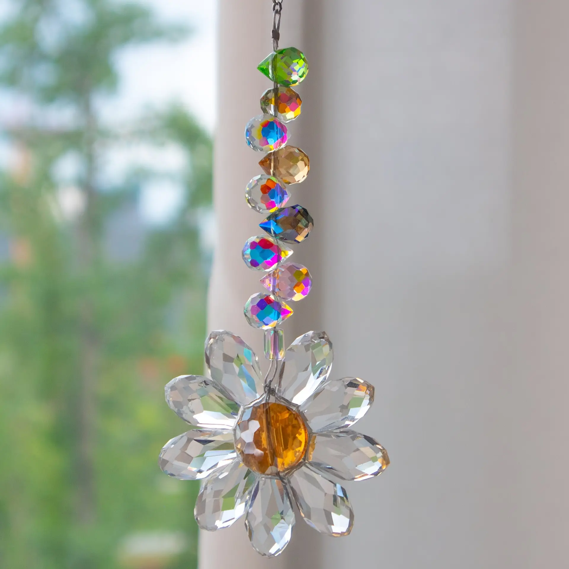 1pc sunflower transparent