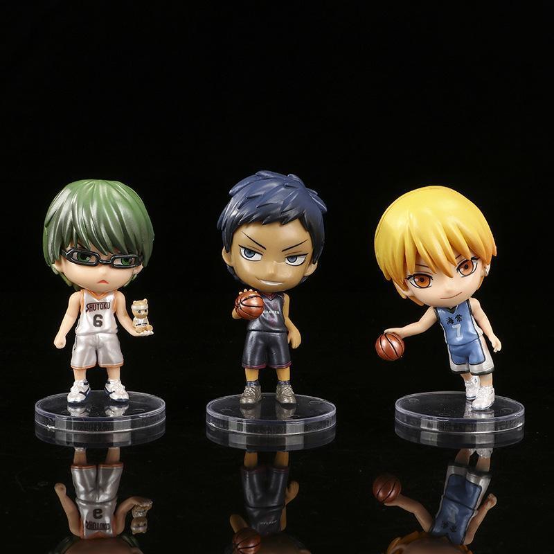 Full Set Anime Kuroko's Basketball Action Figure Kuroko Tetsuya Kagami Taiga Takao Kazunari Model Figurine Toy Boys Gift Pendant