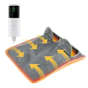 9-level temperature control and 4-speed timed warming foot pad Electric Heating Foot Warmer Winter Foot Warming Device Household Hand Warming Pad Office Bedroom Study Room