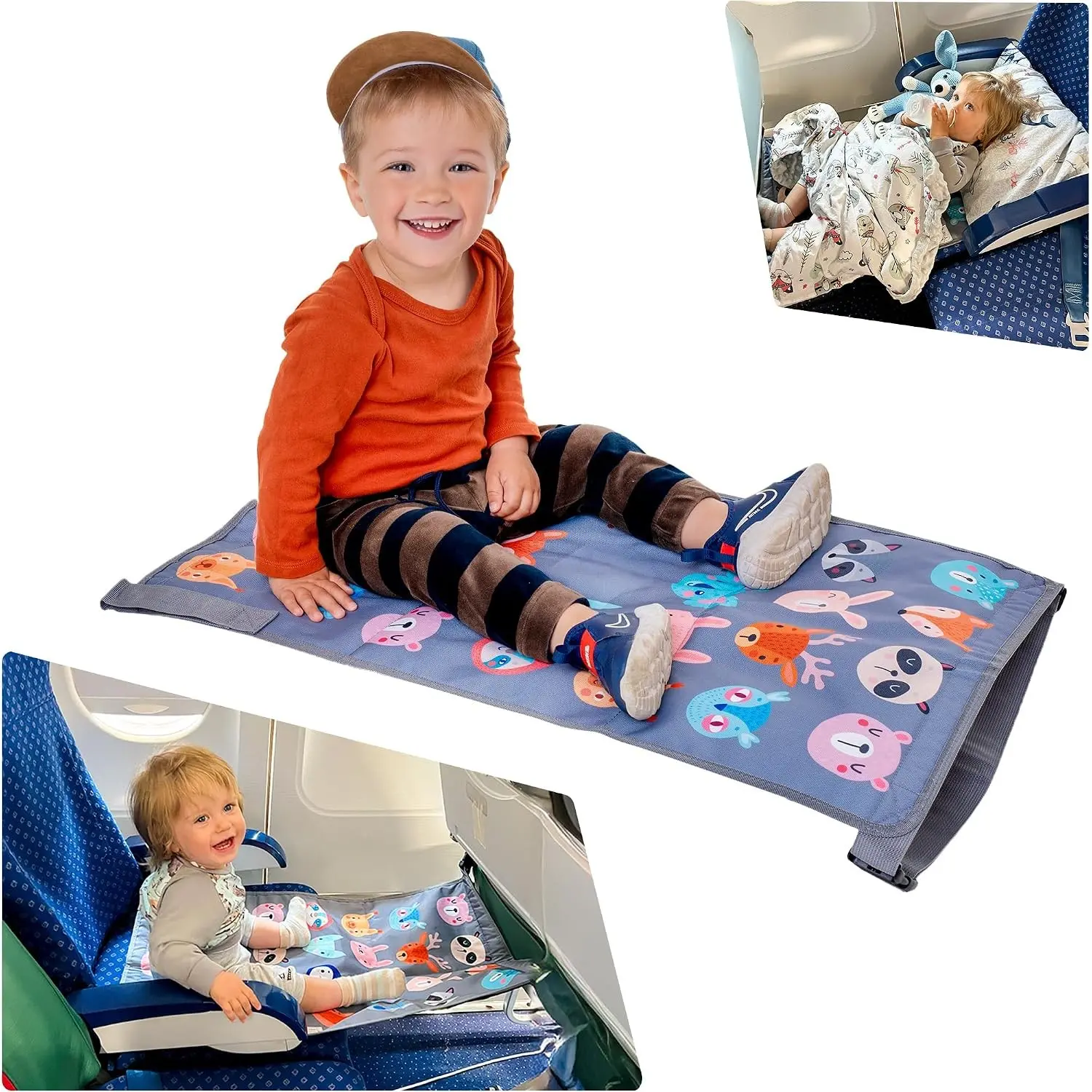 Toddler Airplane Bed & Seat Extender – Cozy & Easy Setup Airplane Travel Bed for Kids Ages 1-4
