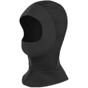 3mm Thermal Neoprene Diving Wetsuit Hood - High Stretch Slip-On Design, Double Blind Stitched, Flow Vent Bib, Moisturizing, Hair-Binding, Trimmable for Men Women Water Sports