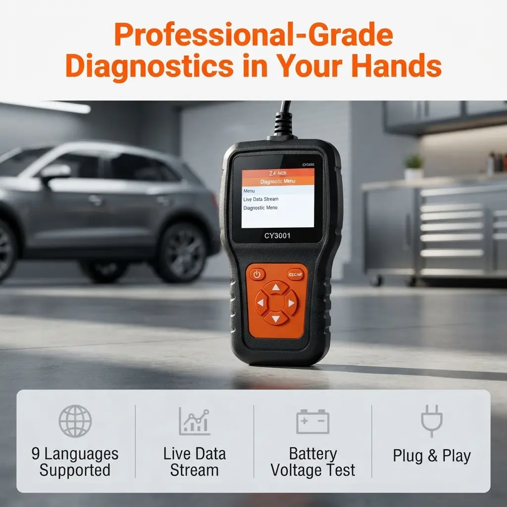 Upgraded MS309 OBD II Car Fault Diagnostic Device OBD2 Code Reader Analyzer Decoder