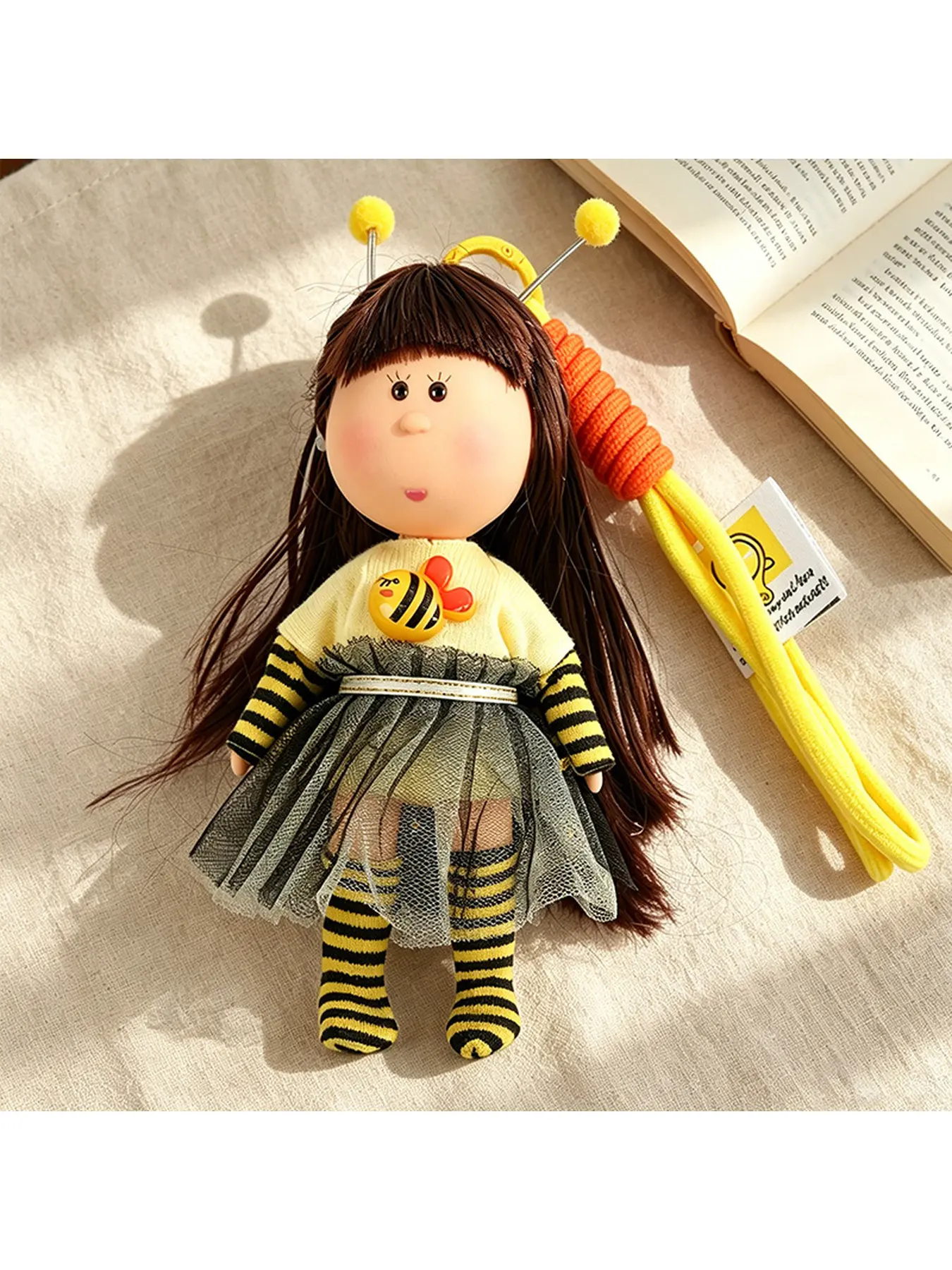 Trendy Creative Fashion 14-Centimeter Potato Doll Keychain