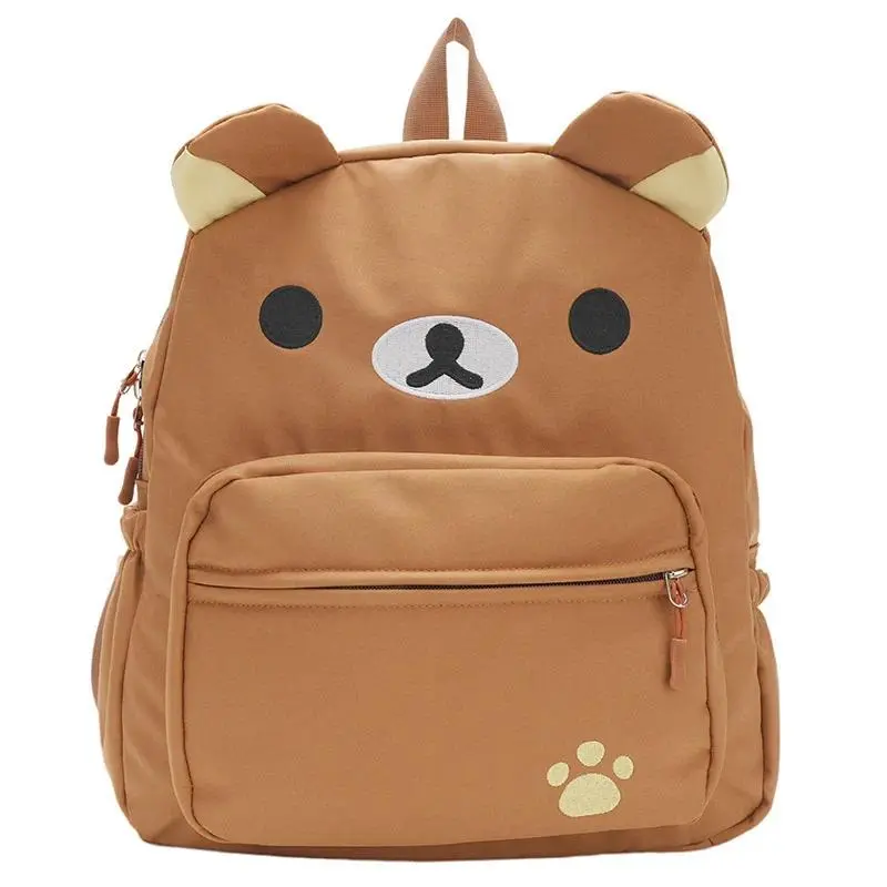 Rilakkuma Backpack Women Anime Relax Bear Student School Bags Girls Boys Outdoor Sport Travel Fashion Rucksack Gift Hot Sales