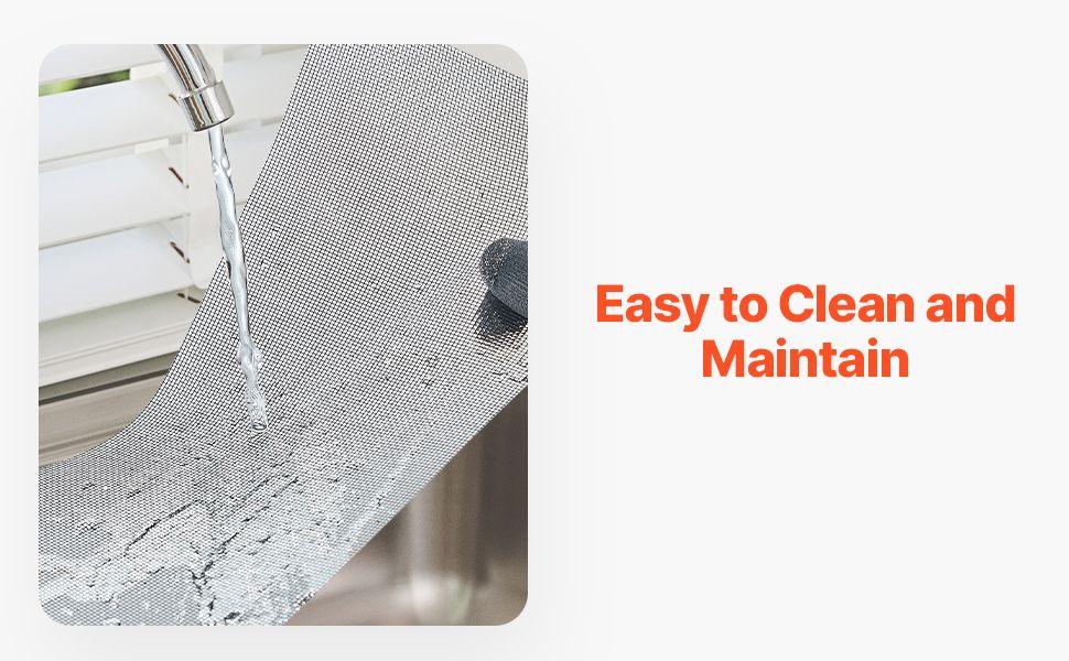 VEVOR Window Screen Replacement 100 ft * 48 in Window Screen Mesh DIY Adjustable