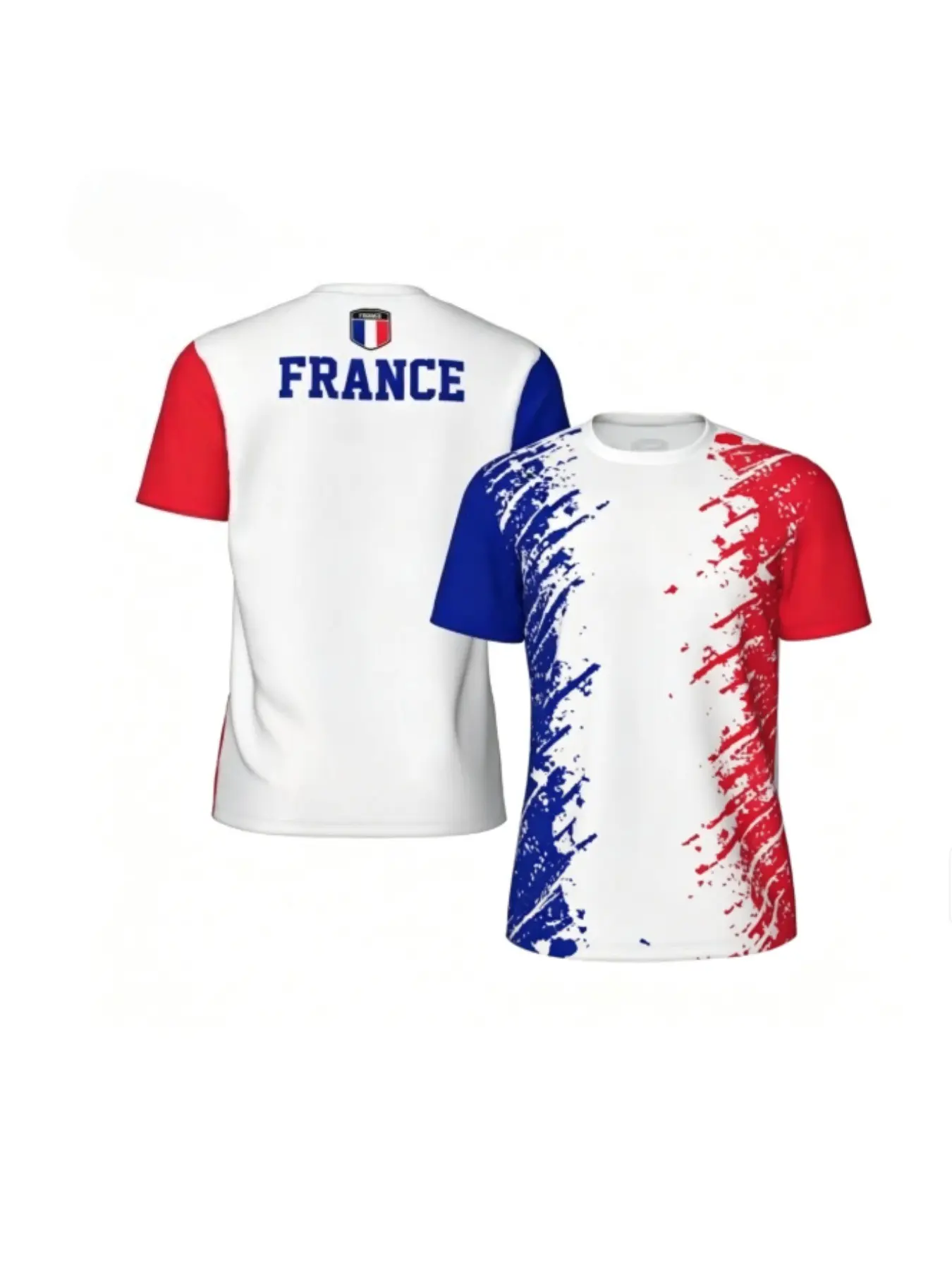 Men's 3D Print T-Shirt, Football Running Top, Round Neck Short Sleeve, Unisex Casual Fashion, Breathable Sweat-Wicking, Outdoor Sports