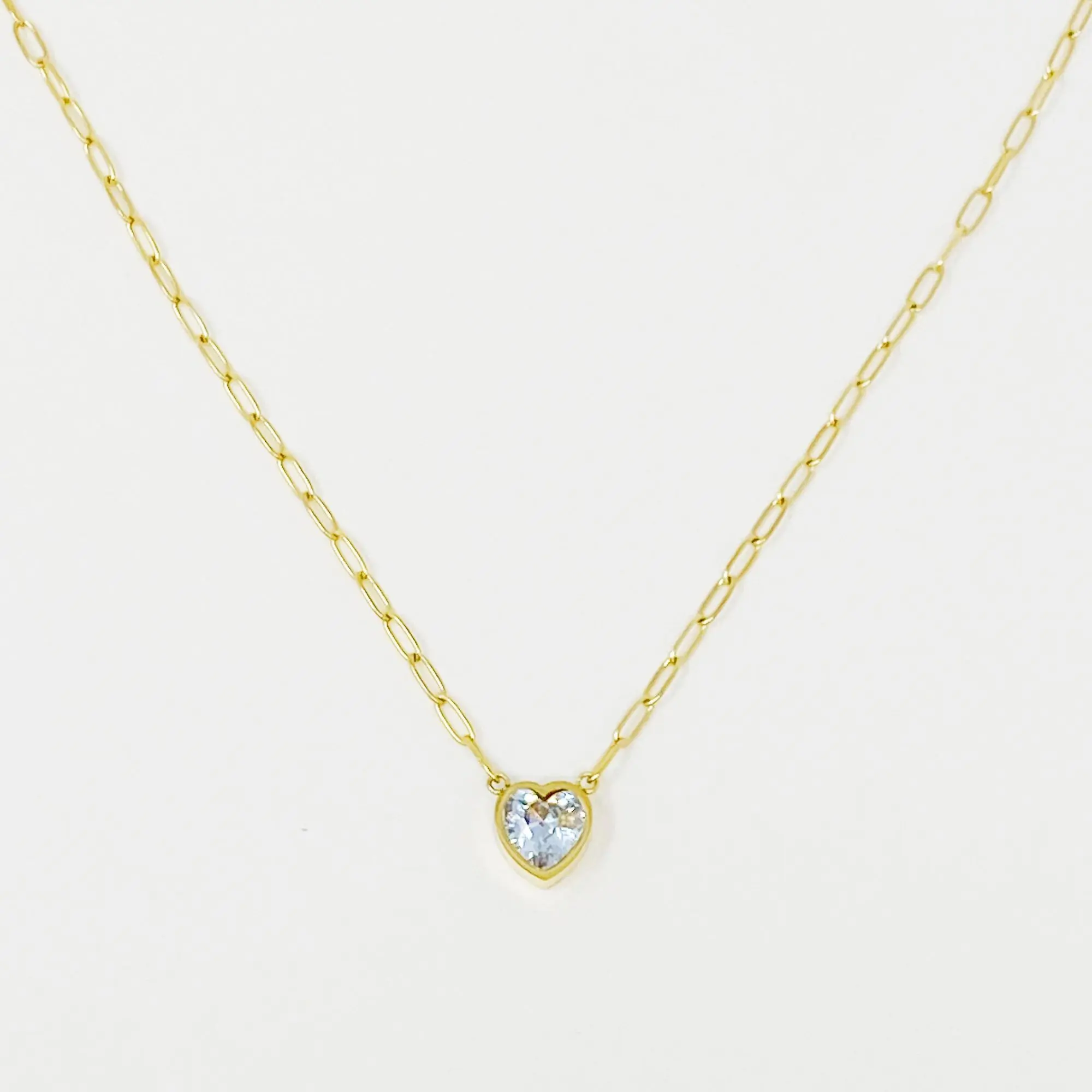 Chained To My Heart Necklace, Stainless Steel Jewelry, Reversible Link Chain, Heart Shape Design, Ideal for Everyday Wear, All Seasons