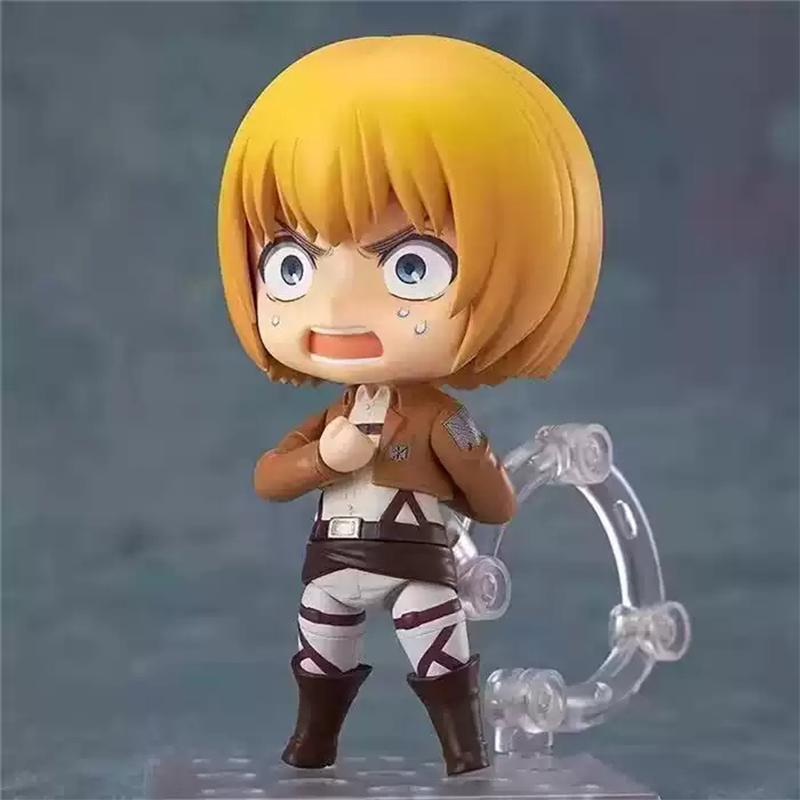 Attack on Titan Animation Comic Peripheral Toy Eren Mikasa Levi Hange Reiner Anime Action Movable Model Figures Collection NTR