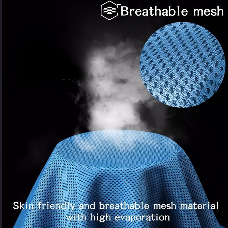 Cooling Hoodie Towel, 5 Counts Quick Drying Cooling Towel, Suitable for Sport Camping Workout Cycling Golf Running Hiking & Fishing