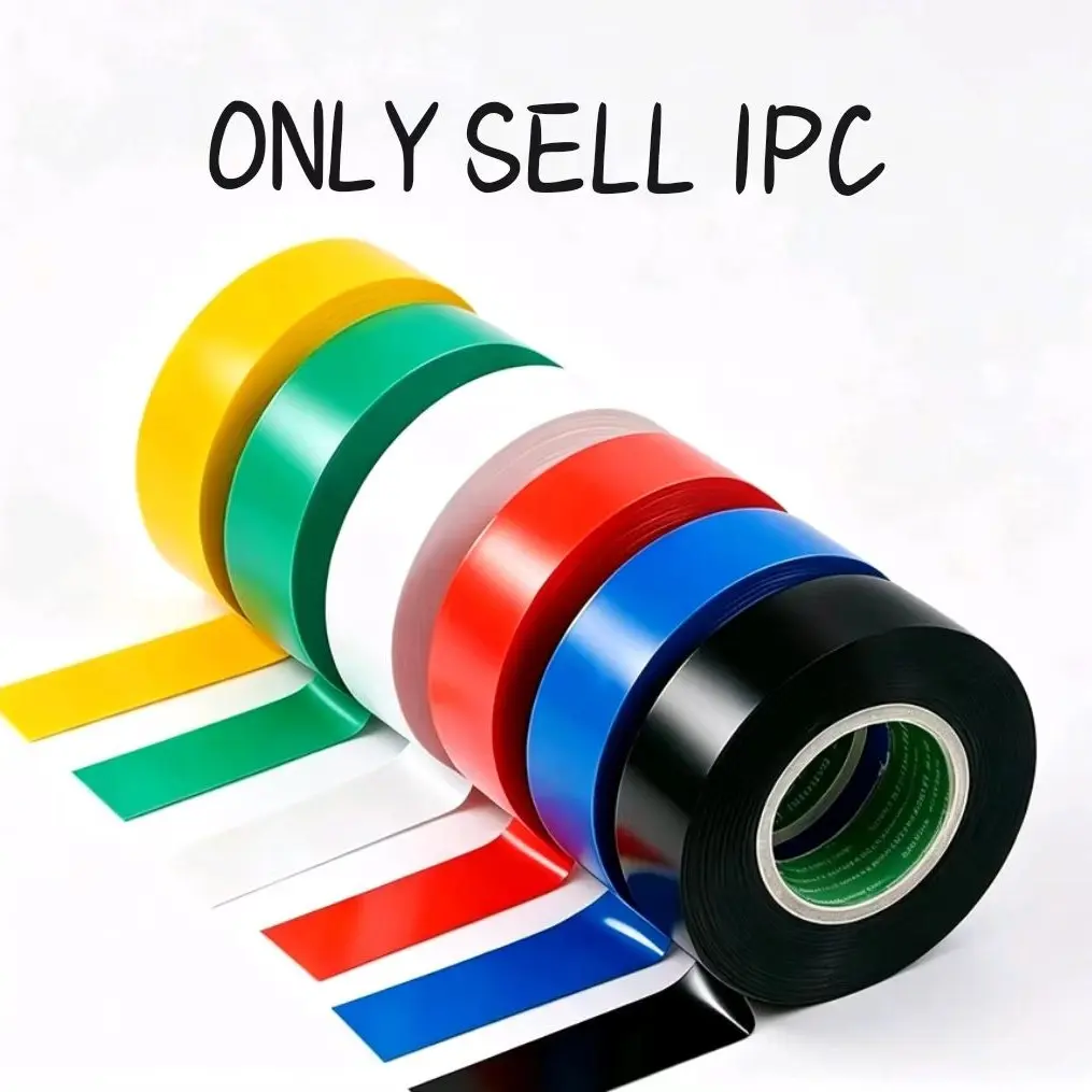 Six-Color PVC Electrical Insulation Tape, Durable Chemical Fiber Material, 20m Roll, Ideal for Car Wiring, Electrical Projects, Industrial Use