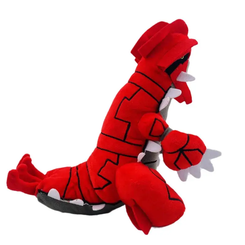 Mega Rayquaza Cotton Plush Anime Character Stuffed Toy - Groudon, Kyogre, Mudkip, Torchic, Treecko Cute Animal Toys Set, Unisex No-Battery Kids' Gift, Home Decoration, Anime Character Stuffed Toys