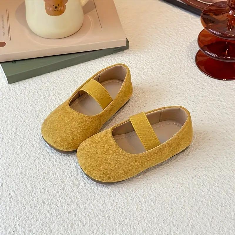 NewGirls' Slip-On Flats - Soft Pastel & Vibrant colors (Pink, Yellow, Red, Green,) - Lightweight Breathable Shoes with Cushioned PU Insole - First Walkers Toddler Girls Shoes for Everyday, Parties, Vacations - Easy Slip-On Closure, Shoes for Girls （gift）