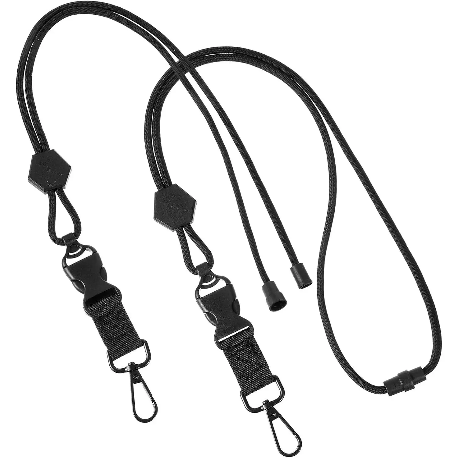 2 count Breakaway Lanyards For ID Badges, Adjustable Quick Release Breakaway Lanyards Heavy Duty