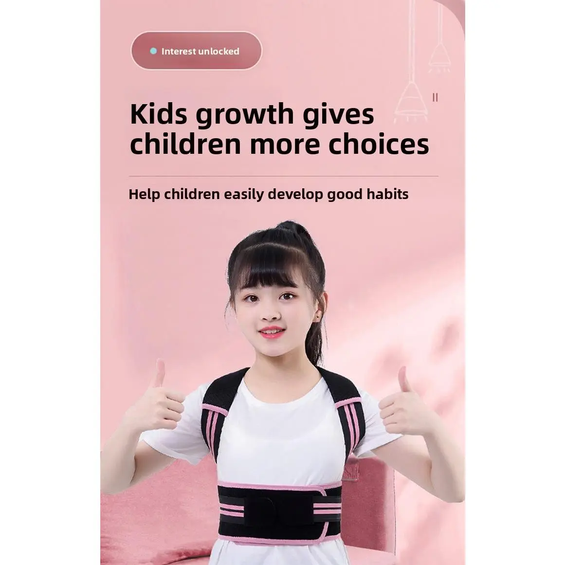 Student Teens Posture Corrector Kids Anti-Hunchback Back Support Brace