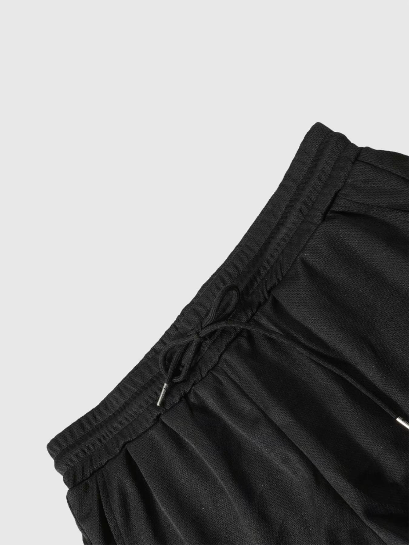 Men's Gym Hooded Long Sleeve T-Shirt + Faux Two-Piece Pants Set, Casual Fall & Winter, Moderate Fabric, Fitted Style