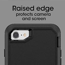 OtterBox Defender Series Screenless Edition Case for iPhone 14 Plus (Only) - Case Only - Microbial Defense Protection - Non-Retail Packaging - (Black)