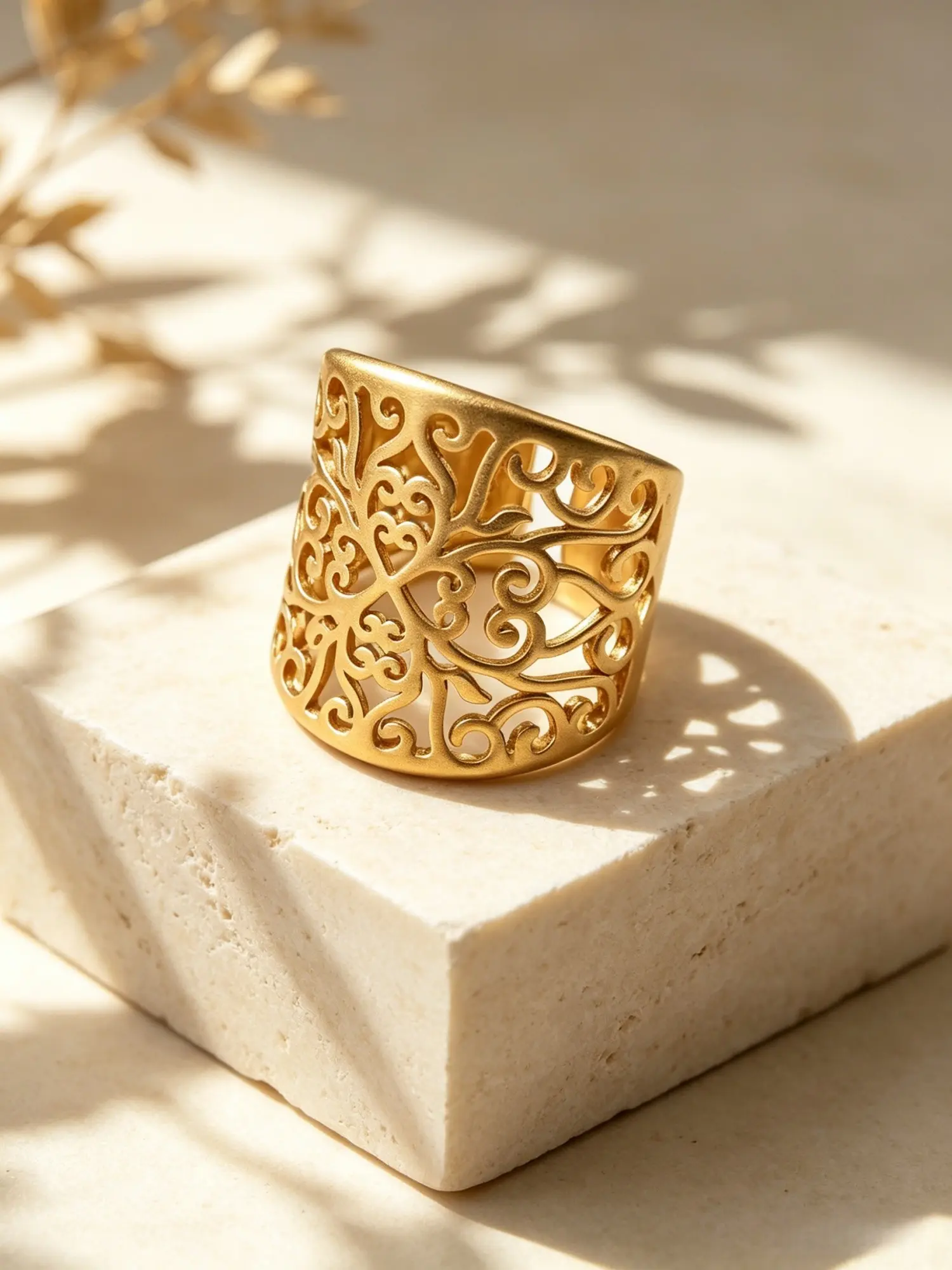1pc Gold Silver Open Ring Adjustable Vintage Filigree Hollow Wide Band Rings Minimalist Engraved Boho Geometric Floral Jewelry Everyday Wear Birthday Easter Gift for Women Girl Sister Bestie Stacking Statement Rings Jewelry TikTok Made Me Buy It