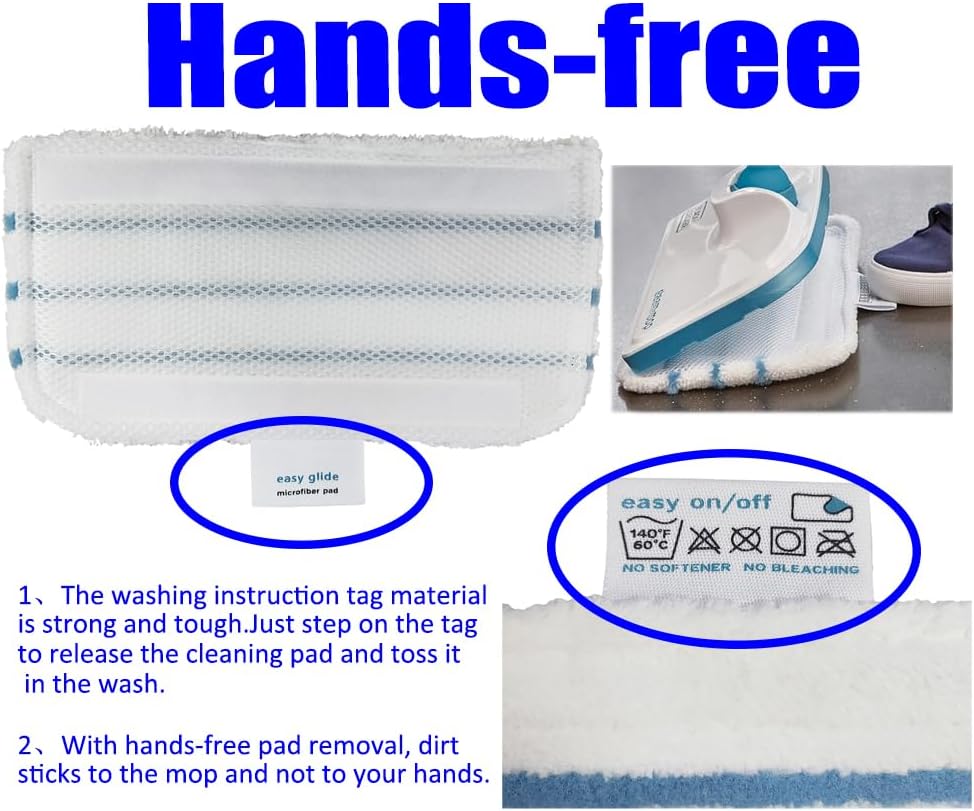 5 Pack Washable Pads Replacement/Fit for Steam Mop 1600 Series, HSMC1300FX HSMC1321 HSMC1361SGP BDH1855SM BDH1760SM BDH1765SM BDH1720SM BDH1725SM Model # SMP20 5 Pack Washable Pads Replacement/Fit for Steam Mop 1600 Series, HSMC1300FX HSMC1321 HSMC1361SGP BDH1855SM BDH1760SM BDH1765SM BDH1720SM BDH1725SM Model # SMP20
