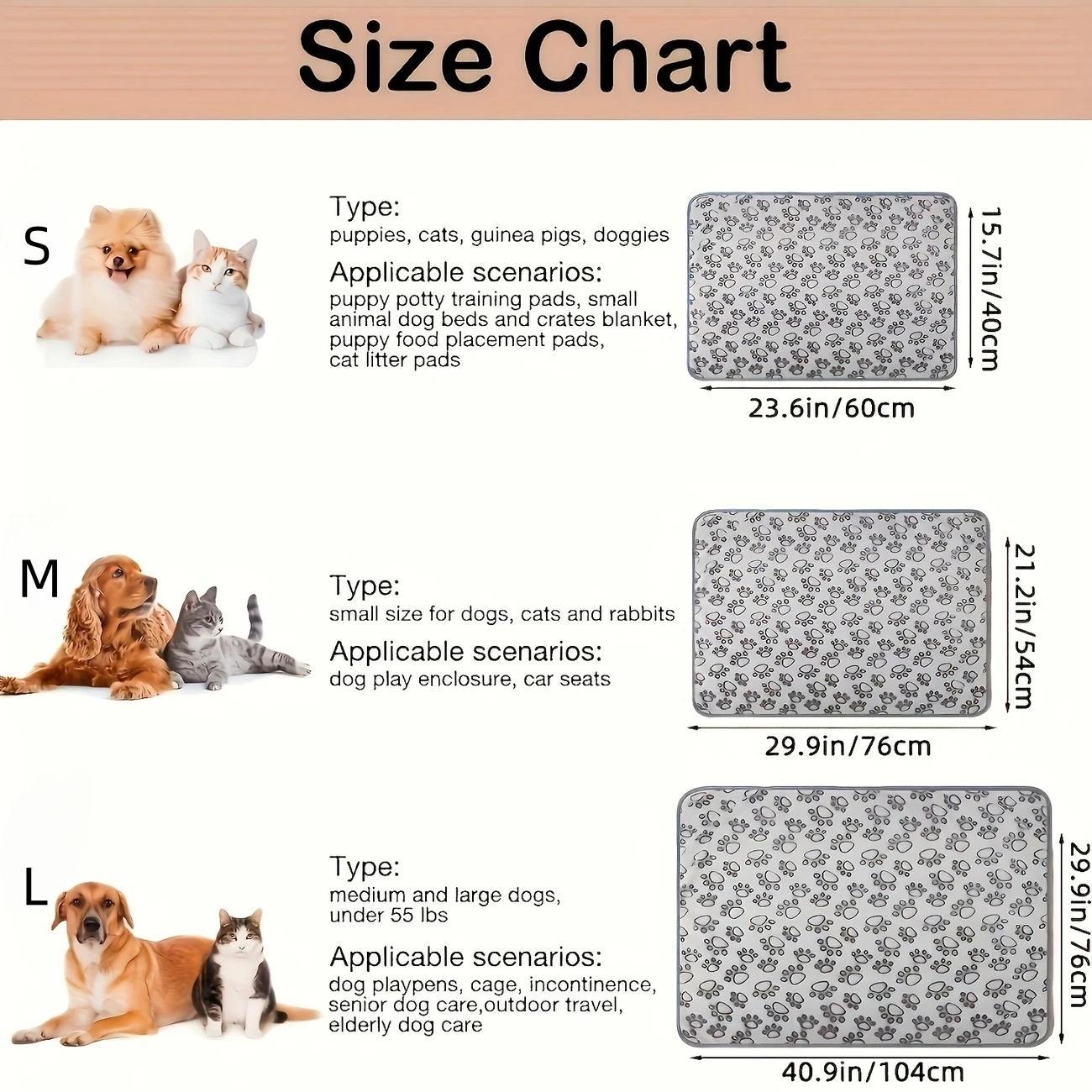Paw Print Pet Blanket, 1pc Soft Warm Pet Blanket, Pet Supplies for Dogs & Cats, Perfect for Napping, Travel, and Pet Care