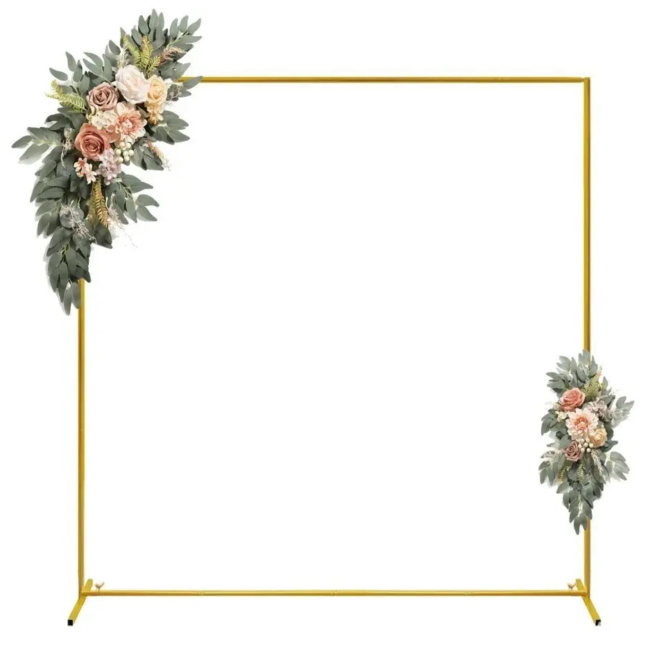 Metal Wedding Arch Frame, Square Balloon Arch Background, Square Balloon Backdrop, Ceremony Birthday Party Baby Shower Decoration