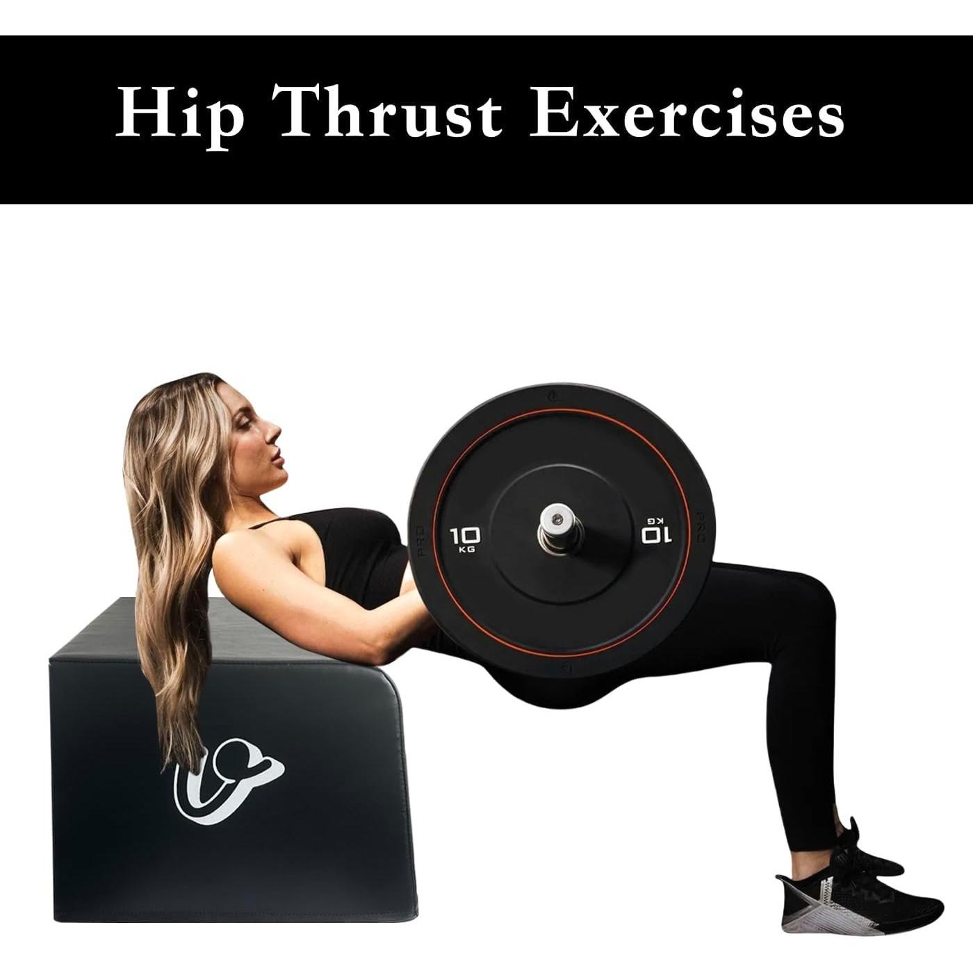 Multi-Functional  Thrust Bench - Glute Machine &  Thrust Machine - Booty Sprout,  Thrust, Push-ups, Split Squat and Ab Exercise for Total  Workout Equipment