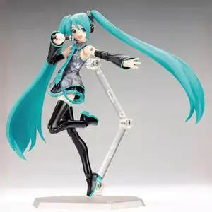 Hatsune Miku 2026 New Anime Girl Figure Figma 014 Virtual Singer Miku Joint Movable Model Statue Toys Fans Gifts