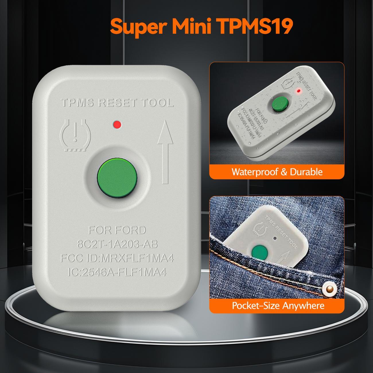 VXDAS TPMS19 for Ford | Tire Pressure Sensor Relearn & Reset Tool | Essential for F-150, F-250, F-350, Mustang, Explorer & Lincoln (2006-2025)
