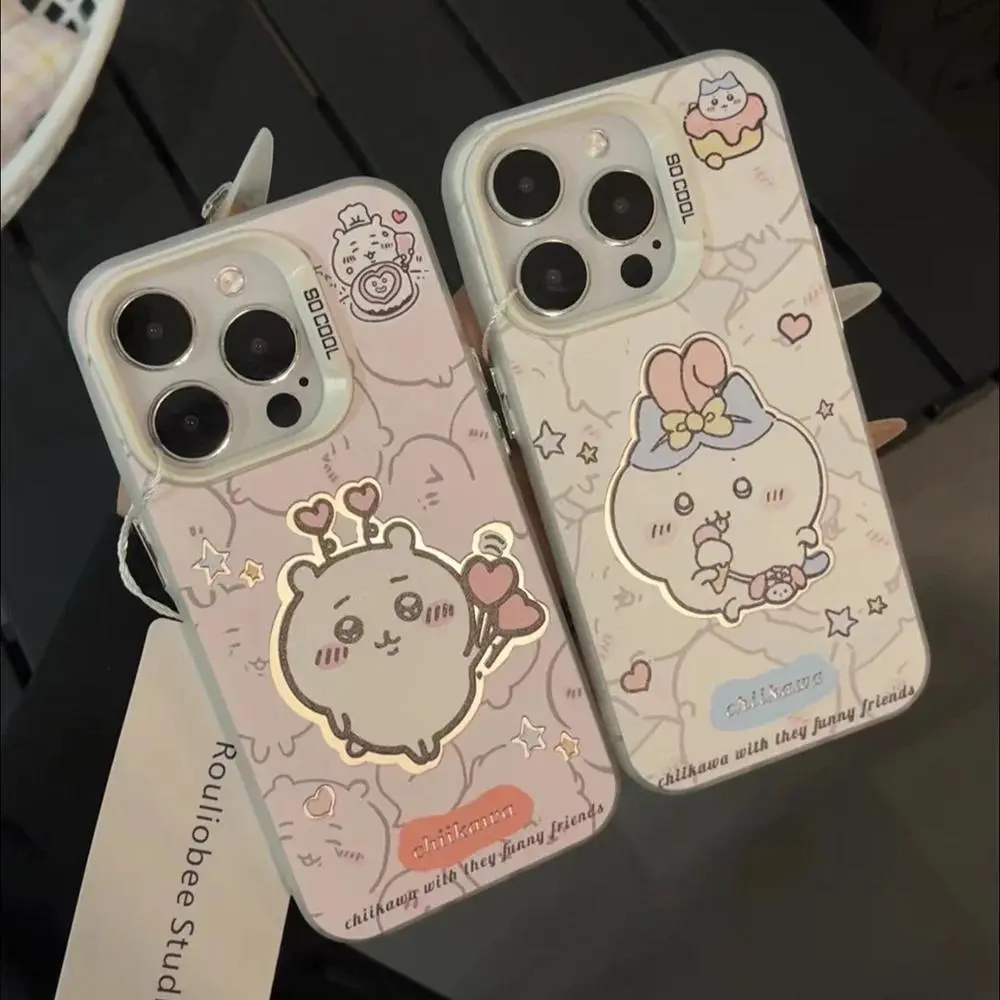 Chiikawa Soft TPU Phone Case - Anti-Drop, Full Cover, Aesthetic Printed for iPhone 16,15,14,13,12,11 Plus Pro Max,17 Series & Samsung S26,S25,S24,S23,S22,S21 FE Plus Ultra