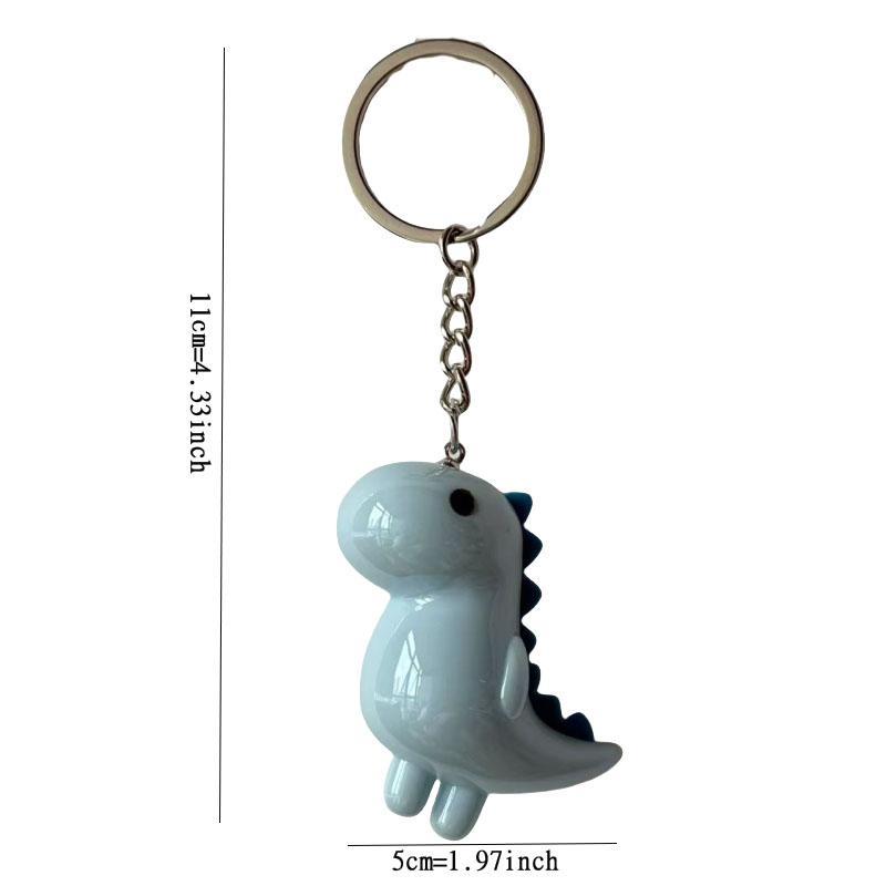 Cute Dinosaur Design Keychain, High Quality Acrylic Animal Pendant Key Ring for Men & Women, Creative Gift Idea, Car Items, Keychain for Bags, DIY Acrylic Keychain