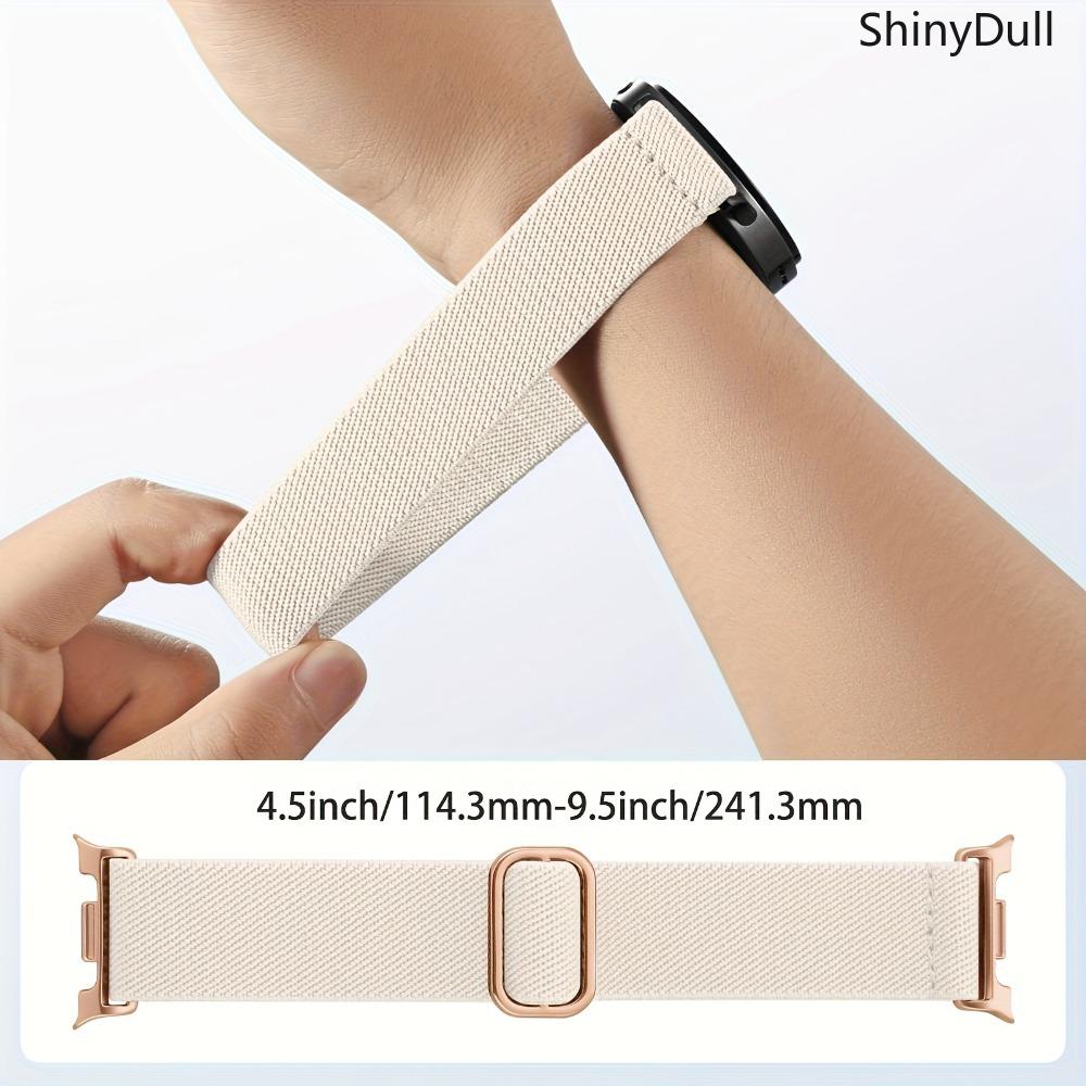 5-Pack Elastic Nylon Watch Bands for Samsung Galaxy Watch 8/8 Classic – Adjustable Solo Loop Strap (40/44/46mm)