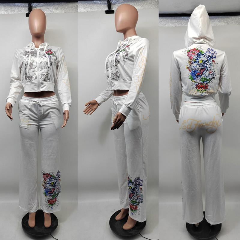 2 Piece Sets Womens Clothing Letter Print Sweatsuit  Zipper  and Sweat Pants Suits Tracksuit Set Womenswear Comfort Fitted Hot Pink Hoodie