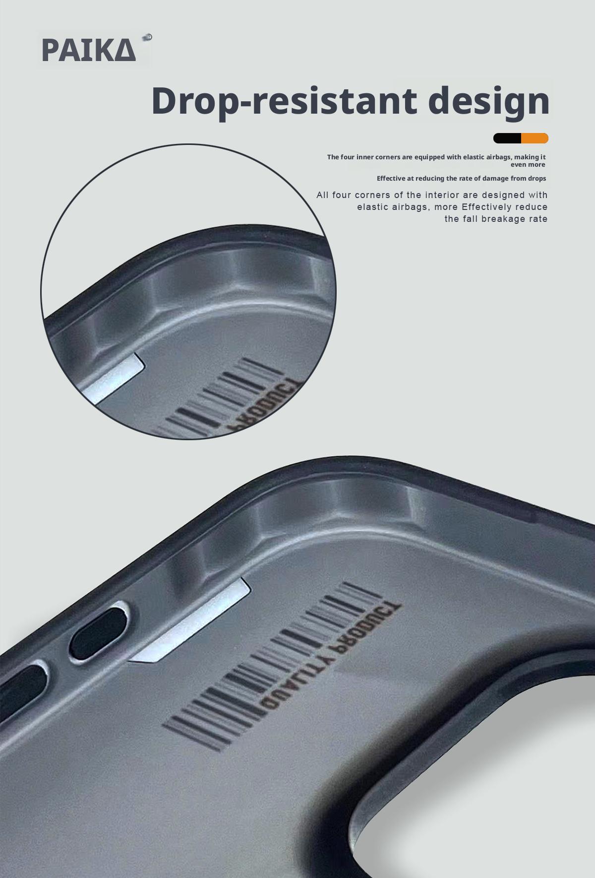 Trendy brand Jinsha magnetic phone case for iPhone 17 Pro Max, skin-feel, anti-drop, full protection for 15 and 13