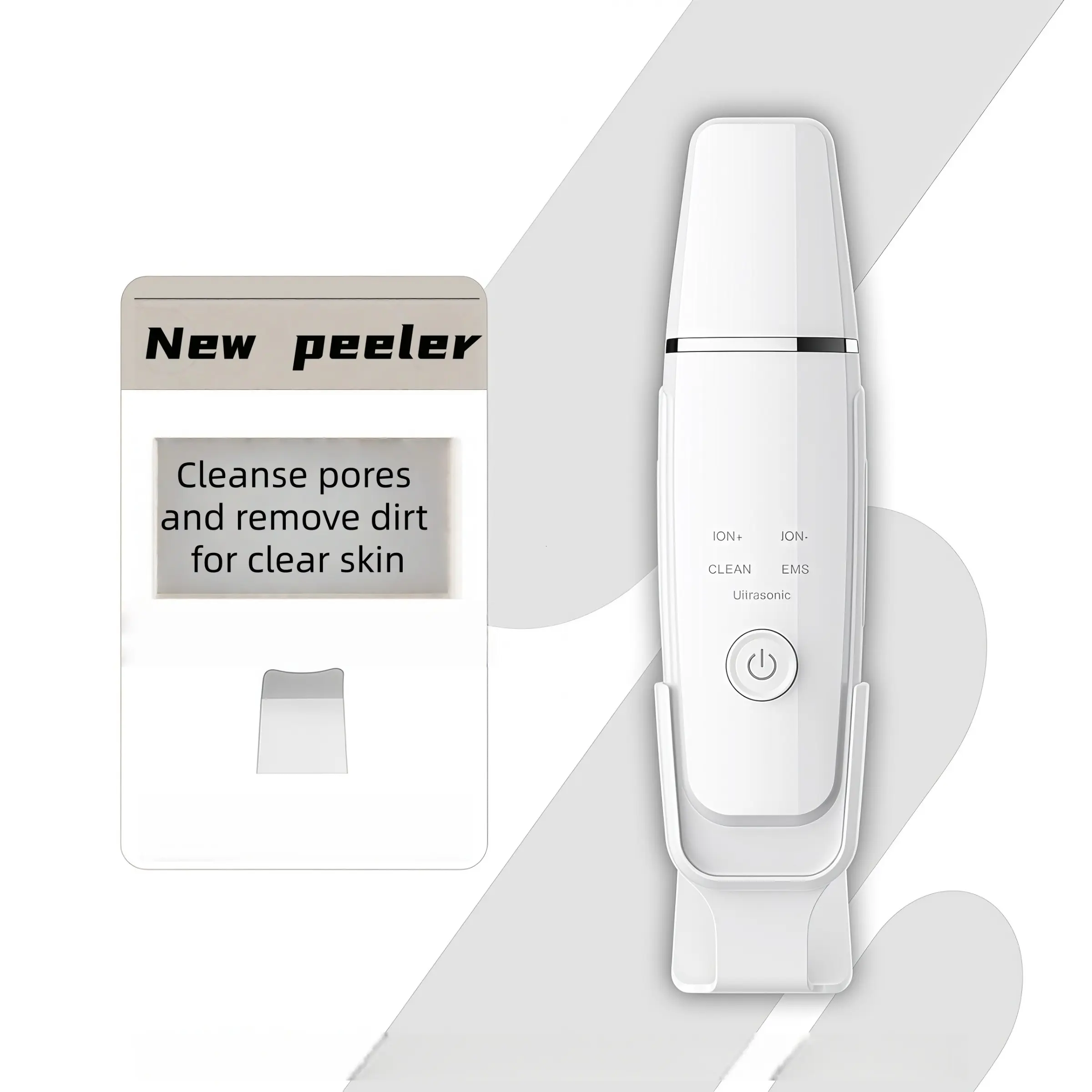 Deep facial cleansing beauty device, USB rechargeable electric brush, four modes, portable and ergonomic design, for everyday exfoliation, Face Scrubber Exfoliator
