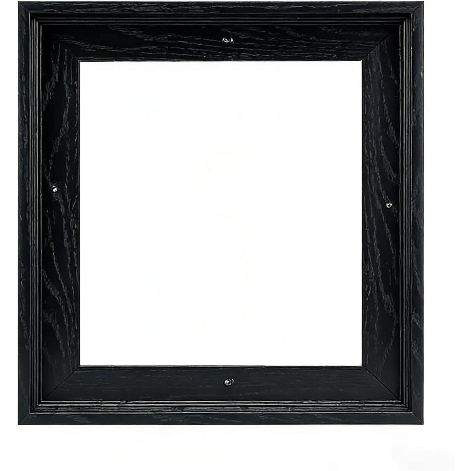 Canvas Floater Frame for 12"x12" Paintings,Square Floating Frame for 0.6"-0.9" Depth Canvas Art, Oil Painting Floating Frames (12"x12",Black)